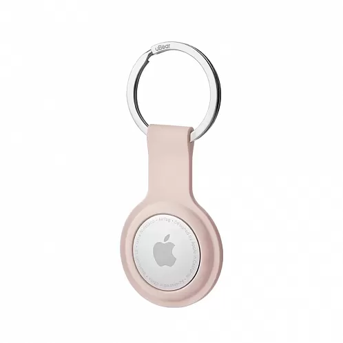 Брелок-подвеска uBear Touch Ring Case для AirTag, розовый
